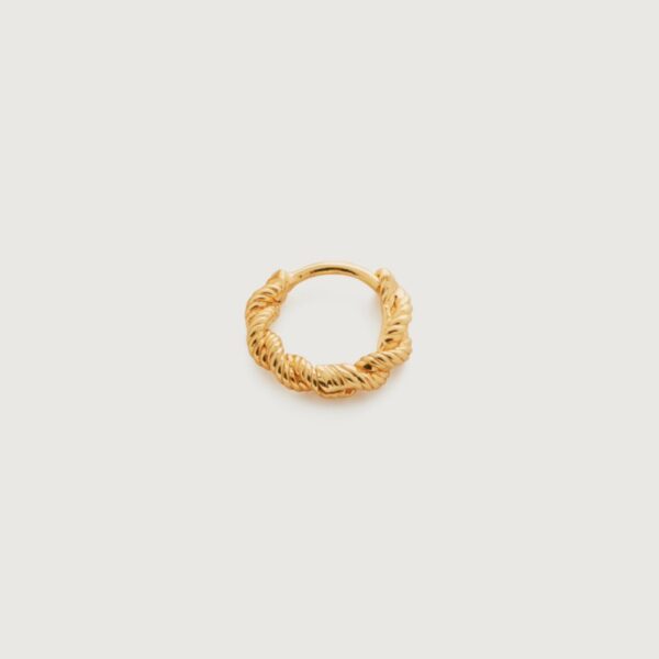 Open Rope Hoop Earrings